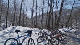 We Passed The Blossoms & Reached The Frozen Mountain Road