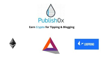 Ethereum integrated as tipping coin in Publish0x.
