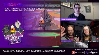 Flair Finance Interviews Founders Jeff Saamanen & Natalie Harvey to talk their Community Driven, NFT Powered Animated Universe!