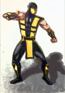 Scorpion from Mortal Kombat game