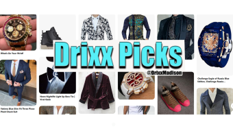 Mens Upscale Fashion in 2 mins Ep: 1 Face Mask edition of Drixx Picks