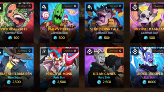 Splinterlands: New Cards Skins are in Glint Shop