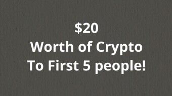 $20 Worth of Crypto to 5 People
