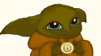 Look how cute! Bitcoin baby Yoda