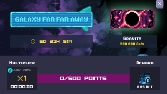 Galaxy Far Far Away - RollerCoin Mini Event