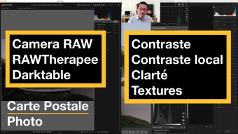 Quelle différence entre contraste et contraste local ? Que sont ces termes dans Camera Raw, Darktable, RAWTherapee