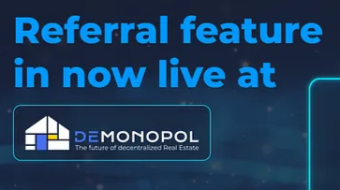 DeMonopol’s Referral Feature is Now Live! Earn 3% Token Bonuses for Every Referral