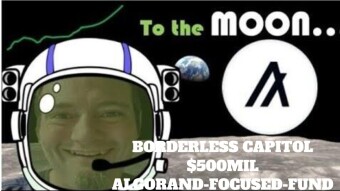 CRYPTO ALGORAND (ALGO) EXPLODING AS BORDERLESS CAPITOL INVESTS $500MIL