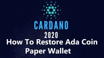 How To Restore Ada Coin Paper Wallet | Restore Your Ada In Yoroi Wallet | Paper Wallet