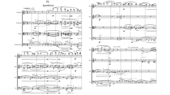 Sinfonia concertante for String Orchestra: IV. Apothéose (Scrolling Score) [Philip Daniel; 2017]