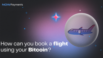 How can you book a flight using your Bitcoin?