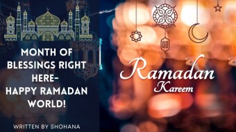 Month Of Blessings Right Here- Happy Ramadan World!