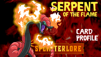 Splinterlands Epic Card Profile - Serpent of the Flame