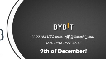 Join the AMA of Satoshi Club x ByBit. Rewards: 500 USDT, December 9th.