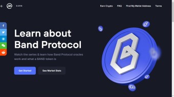 Distribution of BAND tokens from CoinMarketCap Earn