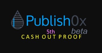 My 5th Cash Out Here On Publish0x: 7,873 HYDRO - Surpassing My 4th Highest Cash Out Amount