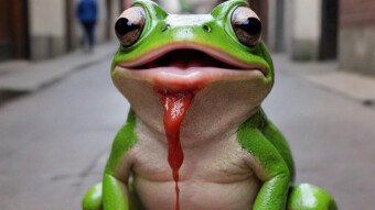 Flattened Frog