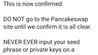 Pancakeswap got DNS hijacked!