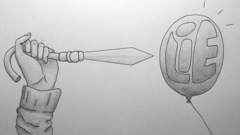 Truth Befriends Critical Thinking - One Honest Question Can Deflate Even the Biggest Lie