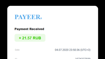 Payment received from TeaserFast + 21.57 RUB | total paid 130.16 RUB