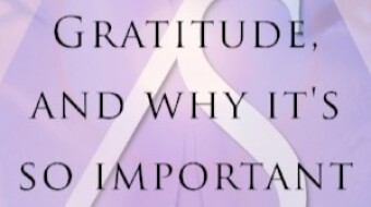 Gratitude, and Why It's So Important