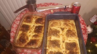 Foodbook #465 double trouble cheesepie