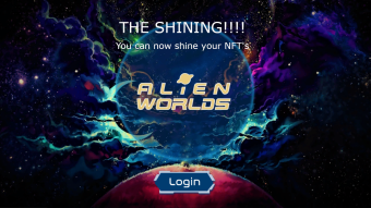 You can now officially Shine Alien Worlds NFT's!!!