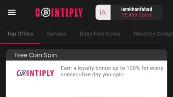 COINTIPLY - EARNING BITCOIN OR DOGECOIN EASILY (SCREENSHOT ADDED)