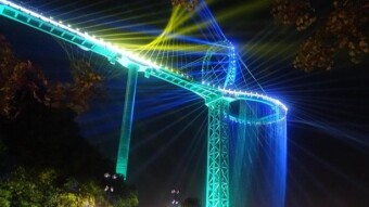"Sky Corridor" in Huangteng Gorge.