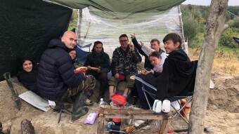 Liberland Settlers on Liberty Island