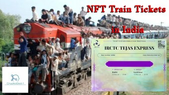 NFT Train Tickets in India