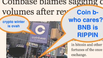 FT WEEKEND crypto watch Nov 5th