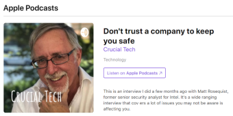 Discussing Cybersecurity with Lou Covey from Crucial Tech Podcast