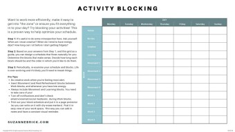 In Soviet Russia, Activity Blocks You