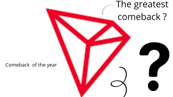 The greatest comeback of the promising crypto Tron (TRX)