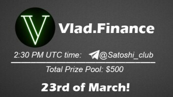 AMA Satoshi Club x Vlad.Finance, March 23rd