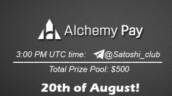 Join the AMA of Satoshi Club x Alchemy. Rewards: 500 USDT, August 20th.