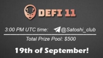 AMA Satoshi Club x Defi11, September 19th