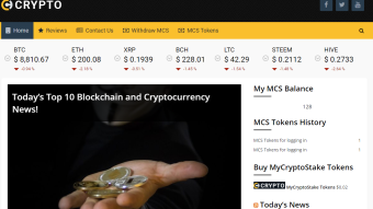 Join Mycryptostake.com to earn cryptocurrency for reading your daily Crypto news!