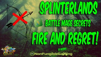 Splinterlands - Battle Mage Secrets: Fire and Regret!!!