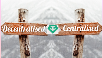 Low trust level for Tether and Bitfinex