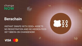 Berachain is LIVE on ChangeNOW!
