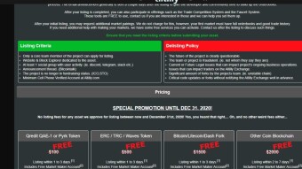 Free Coin Listings on Altilly till 31 of December !