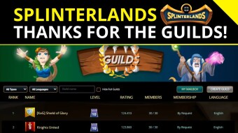 Splinterlands 🐉| Thanks Guilds & Guildmates!