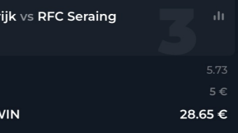 Another one bites the dust! Today's odds: 5.73