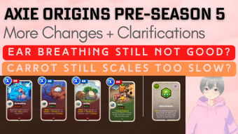 More Balance Changes in Pre-Season 5 in Axie Infinity: Origins