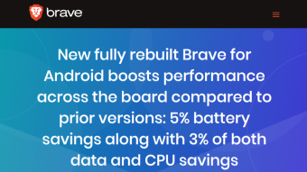Brave for Android is fully rebuilt!