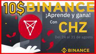 🔥Gana entre 10 y 40$💰 con Binance y el token Chiliz | Airdrop tradeable #BinanceLearn&Earn #CHZ