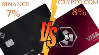 Compare Binance Card and Crypto.com