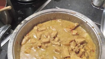 Foodbook #896 Honey mustard chicken stew